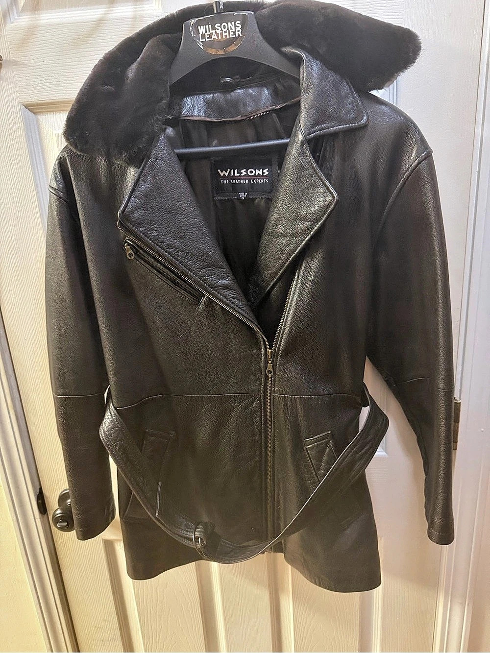 Wilson Leather Jacket Black Large